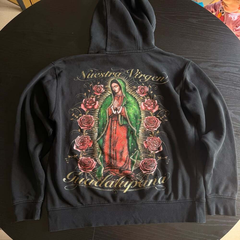 Virgen De Guadalupe Nuestra Virgen Guadalupana Hoodie Black
